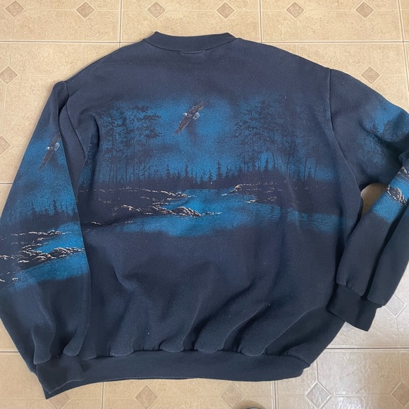 Vintage All Over Print Art Unlimited Sweatshirt Size XXL - Picture 6 of 6